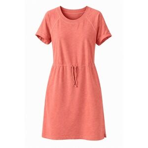 Sonoma Coral Short Sleeve Sweatshirt Dress 0X